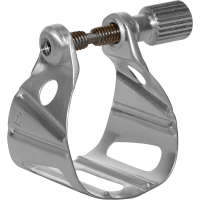 BG Ligature Jazz plaquée argent - saxo alto/ténor bec métal - Vue 1